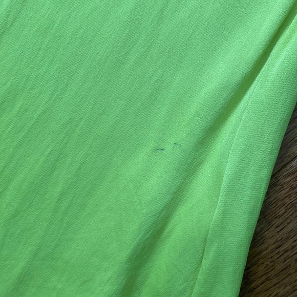 Zara Chartreuse Button Up Blouse - Picture 5 of 6